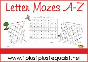 Letter Mazes Bundle