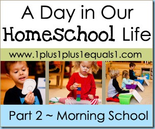 Homeschool Life Button Morning School