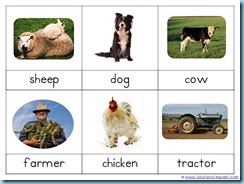 Montessori Nomenclature Farm Life1