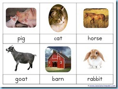 Montessori Nomenclature Farm Life2