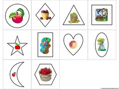 Apples in Shapes