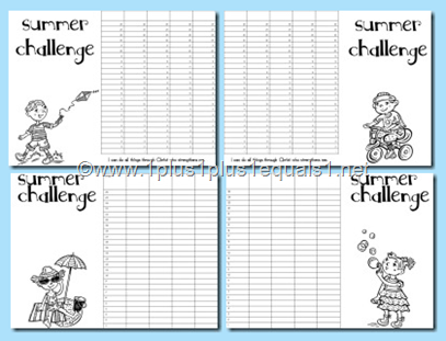 Summer Challenge Graphs