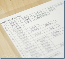 Europe Printables Europe Printables