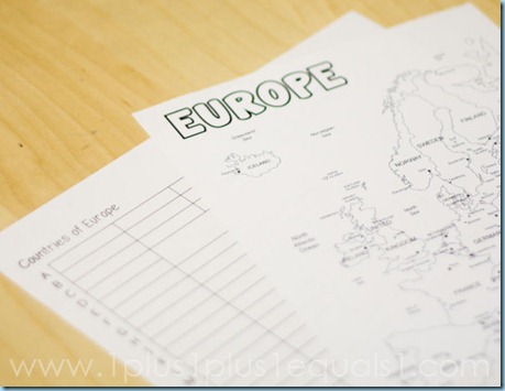 Europe Printables Europe Printables