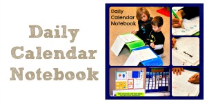 Daily Calendar Notebook Sidebar
