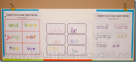 Calvert Sight Words