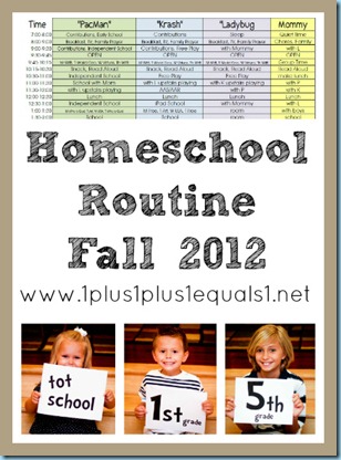 Homeschool Routine