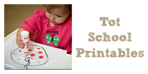 Tot School Printables