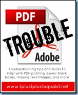 Troubleshooting Tips for PDF Printing Troubleshooting Tips for PDF Printing