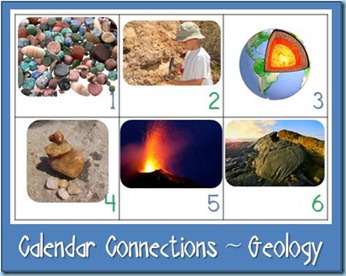Calendar Connections Geology Calendar Connections Geology