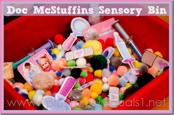 Doc McStuffins Sensory bin