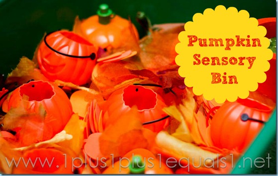 Pumpkin Sensory Bin