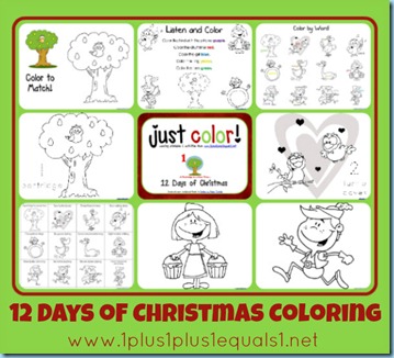 Just Color 12 Days of Christmas Just Color 12 Days of Christmas