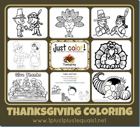 Just Color Thanksgiving Just Color Thanksgiving