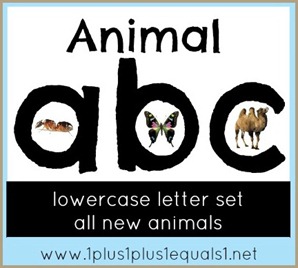 Animal abc lowercase letters Animal abc lowercase letters