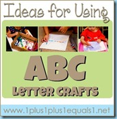 Ideas for Using ABC Letter Crafts Ideas for Using ABC Letter Crafts