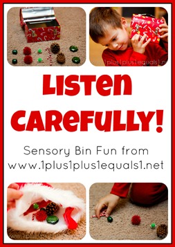 Listen Carefully Sensory Bin Game