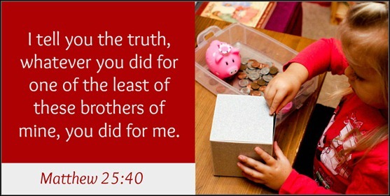 Matthew 25 verse 40