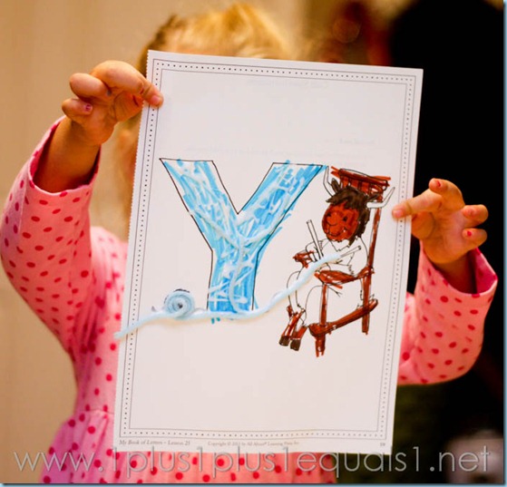 Tot School Letter Y-4923