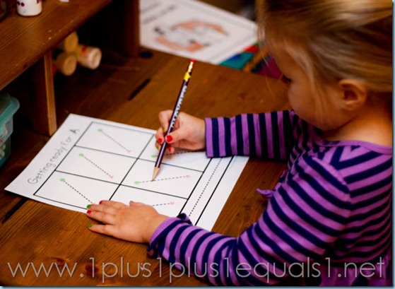 Home Preschool Letter A -8089