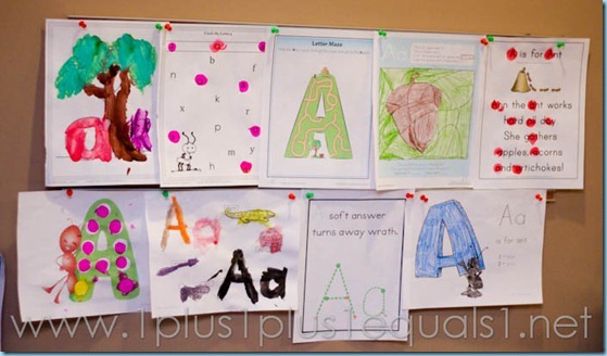 Home Preschool Letter A -8210