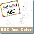 Just Color ABCs Just Color ABCs