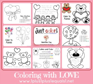 Just Color Valentines Day Love Just Color Valentines Day Love