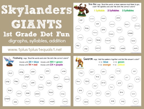 Skylanders Dot Fun