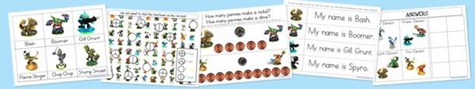 Skylanders K Printables