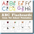 Tot School Printables ABC Flashcards Tot School Printables ABC Flashcards