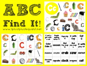 ABC Find It Letter Cc