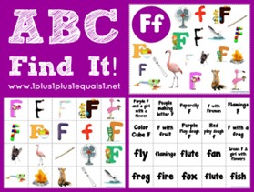 ABC Find It Letter Ff