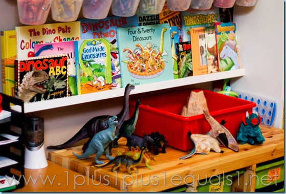 Dinosaur Theme Sensory Bin-9678