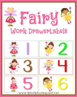 Fairy Work Drawer Labels