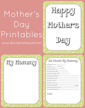 Mother's Day Printables