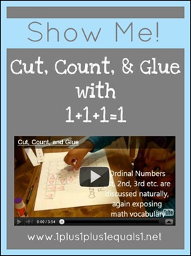 Cut, Count, and Glue Video Cut, Count, and Glue Video