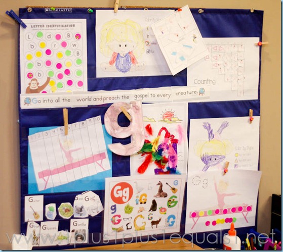 Home Preschool Letter Gg -2991