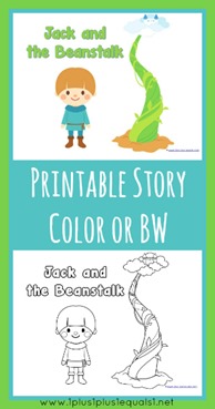 Jack and the Beanstalk Printable Reader Jack and the Beanstalk Printable Reader
