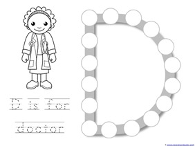 Community Helper Dot Fun Printables - 1+1+1=1