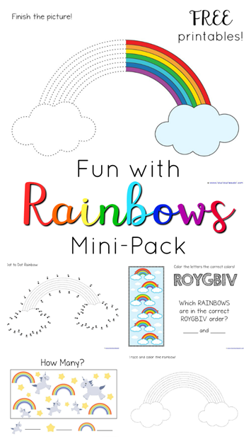 Rainbow Theme Printables